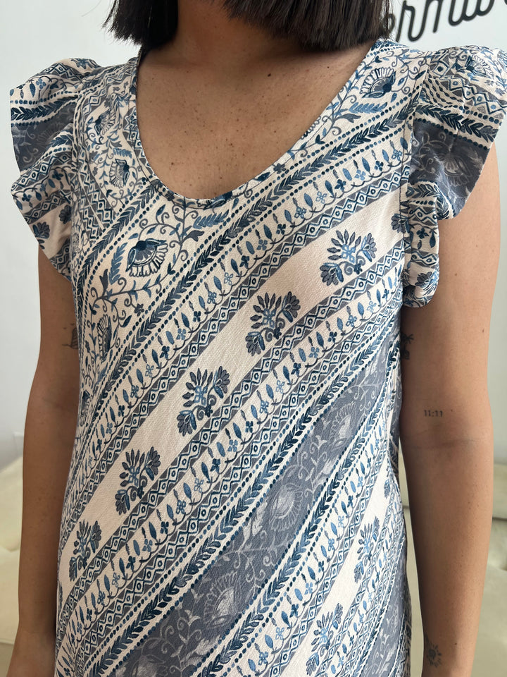 Vestido Kira azul marino