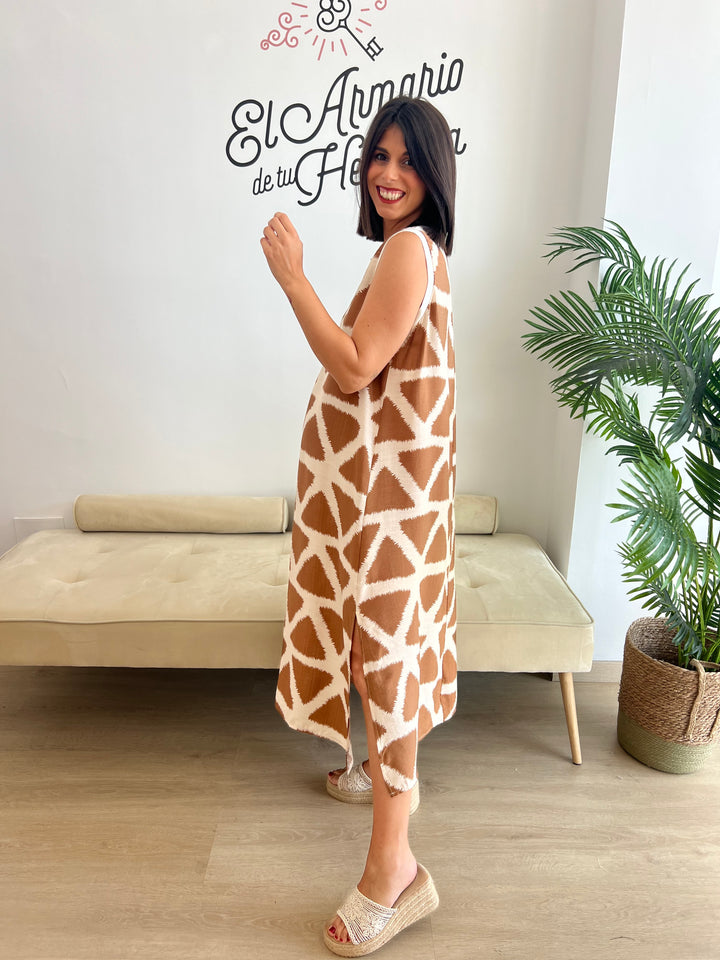 Vestido Andy camel