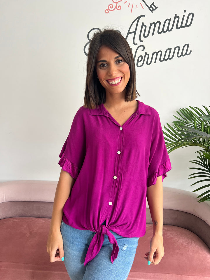 Camisa Kuky buganvilla