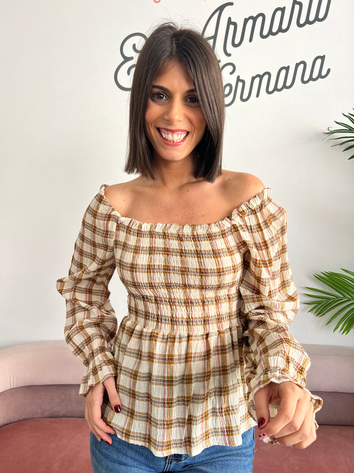 Blusa Lina camel
