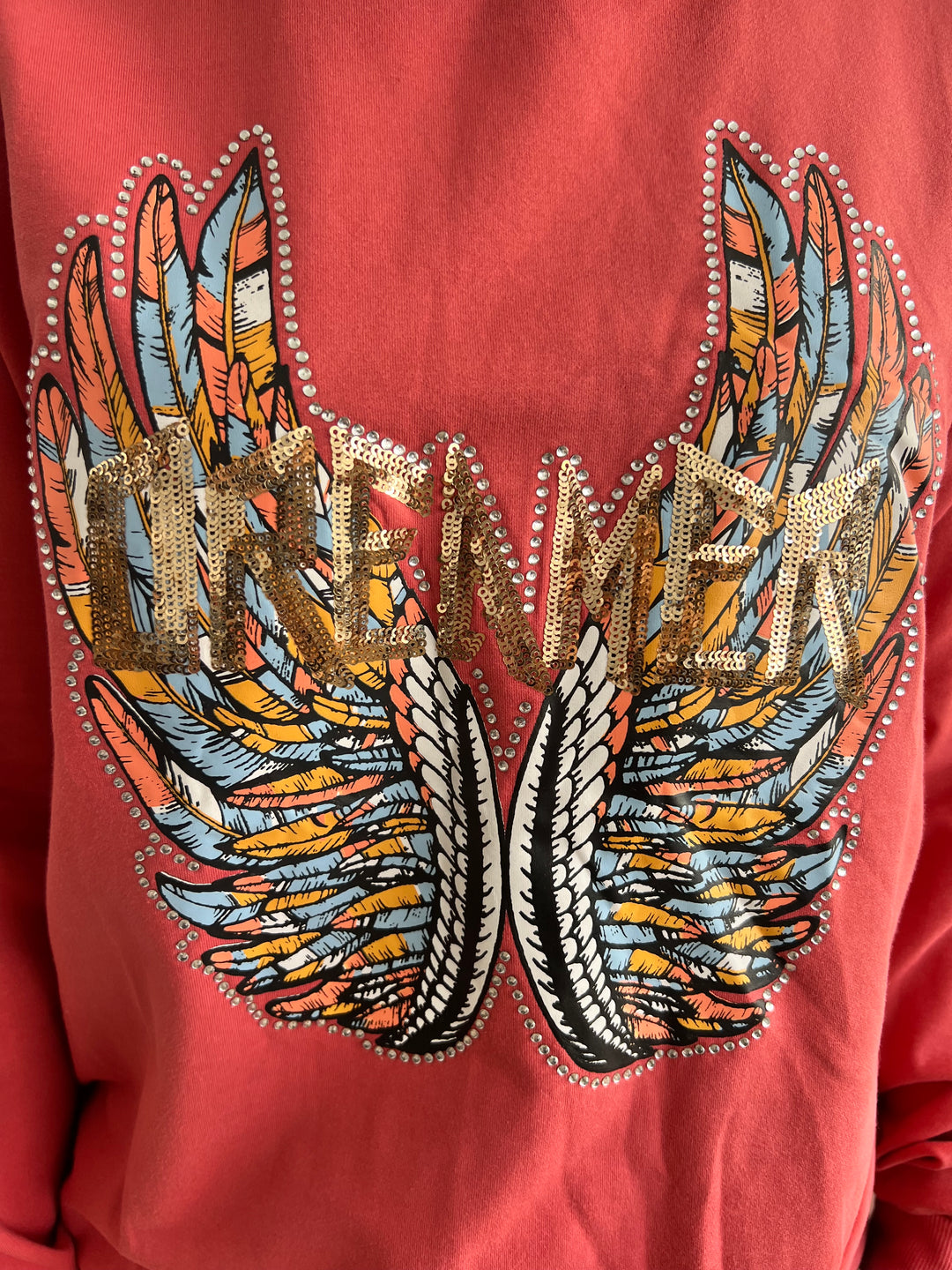 Sudadera Dreamer coral