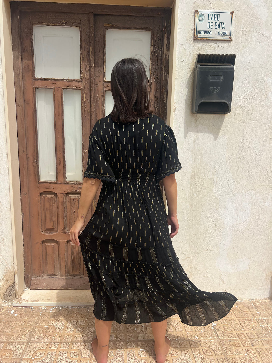 Vestido Atenea negro