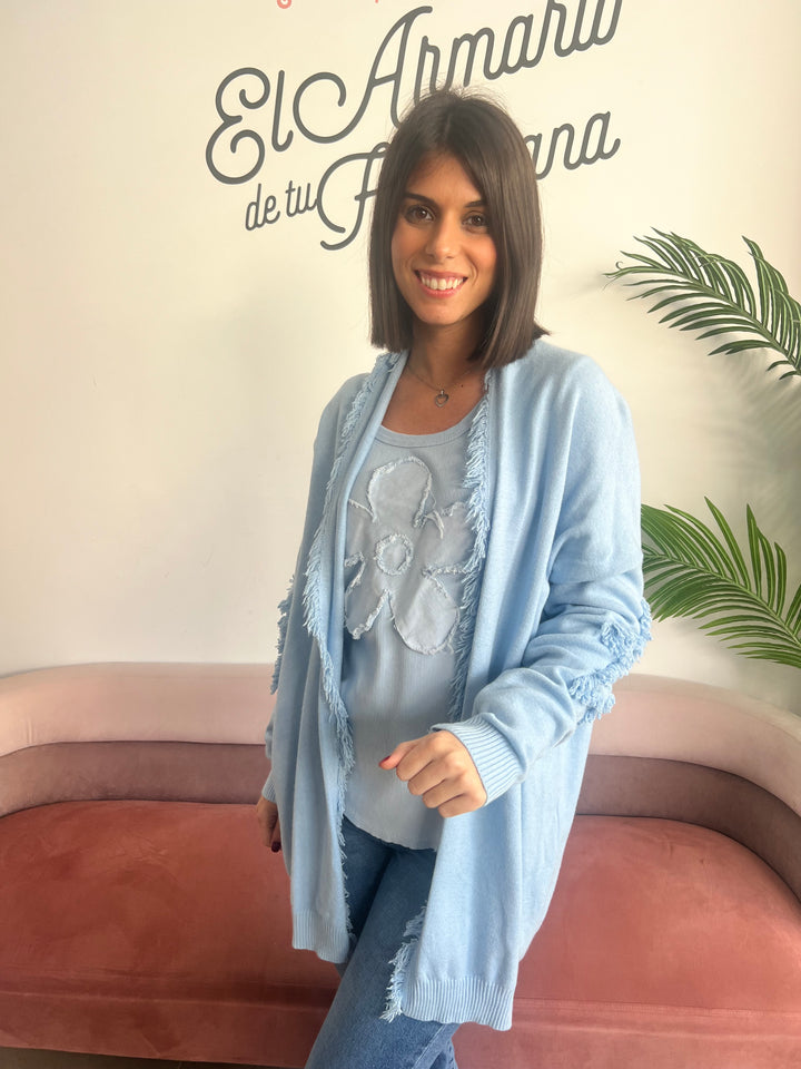 Chaqueta Estrellas celeste