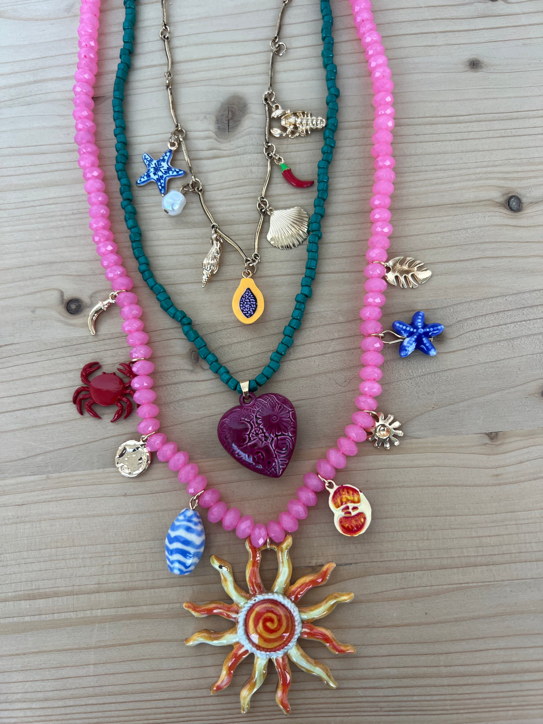 Pack Collar Polinesia (no acero)
