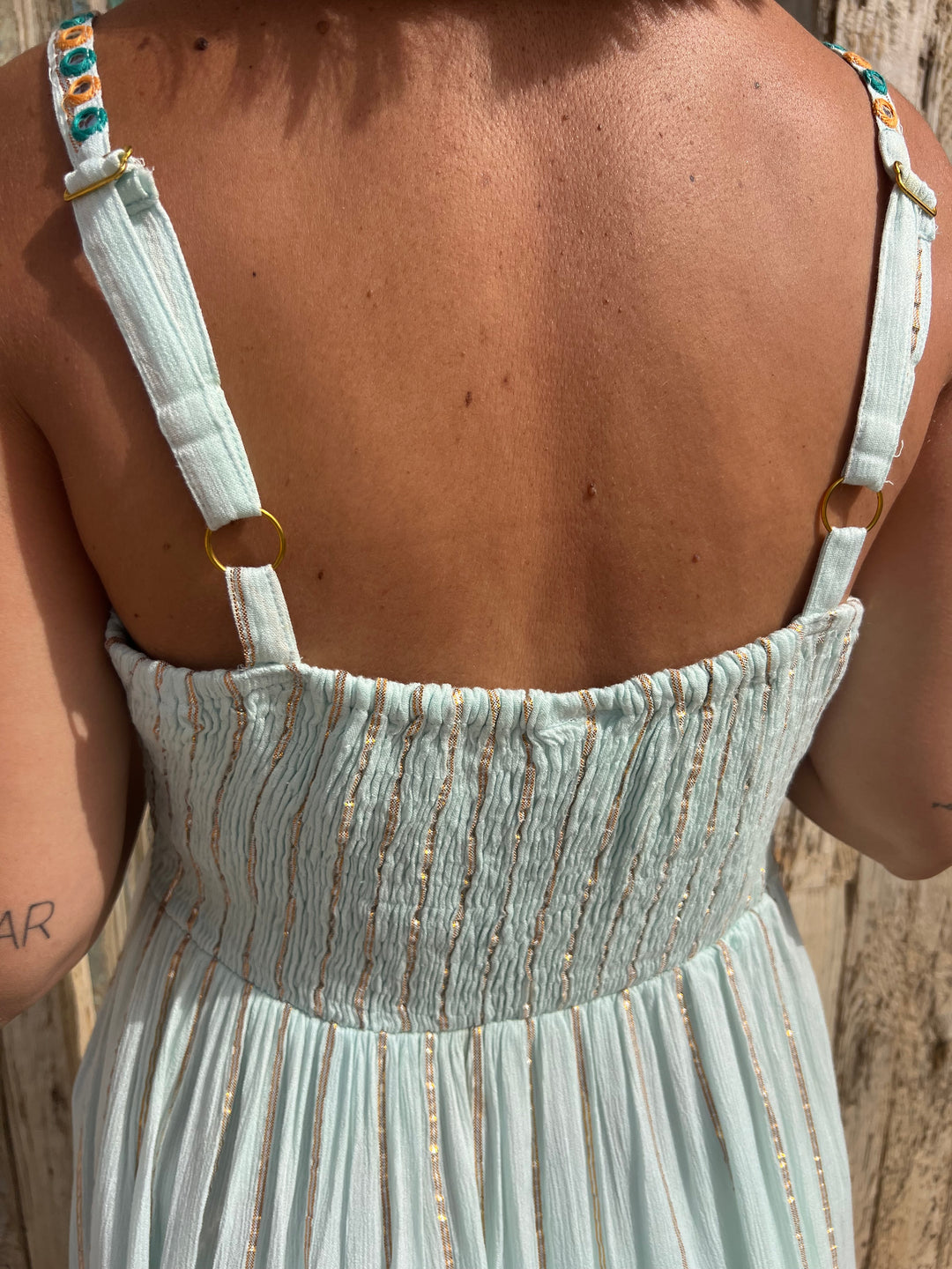 Vestido Holbox celeste