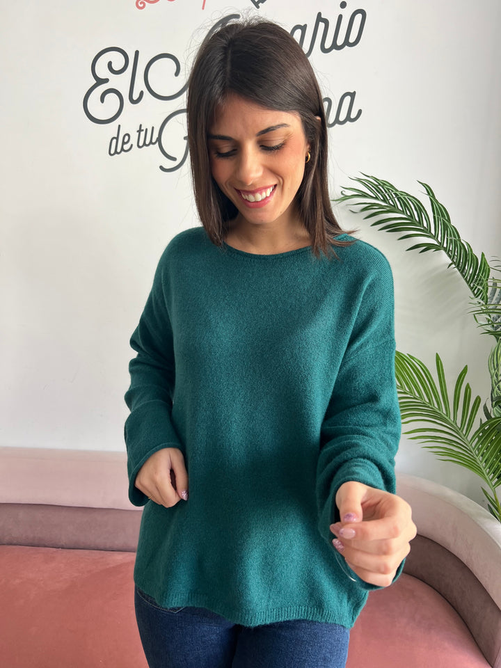 Jersey Manuela verde oscuro