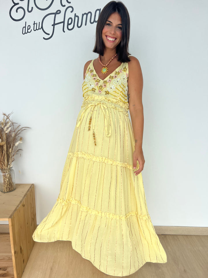 Vestido Marcela amarillo