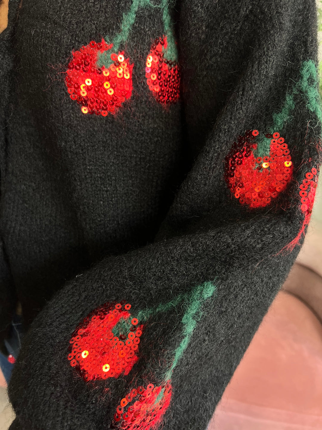 Chaqueta Cerezas negro