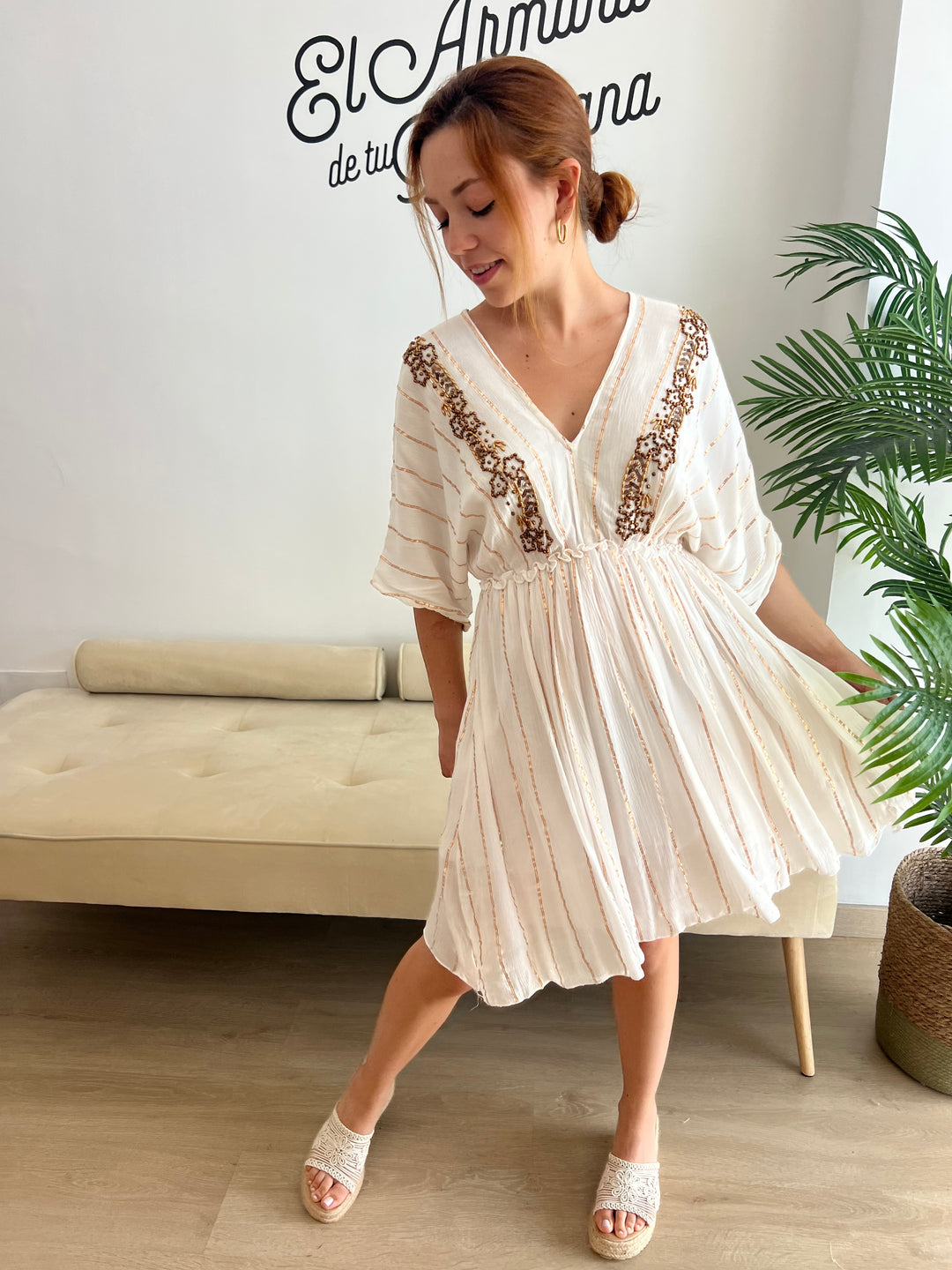 Vestido San José blanco