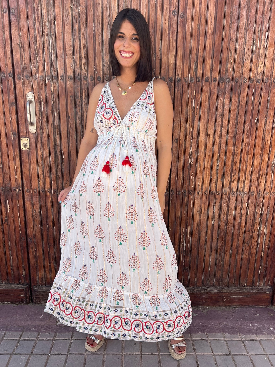 Vestido Micaela rojo
