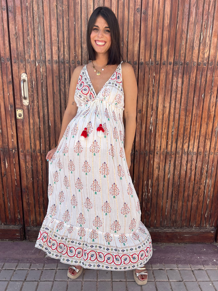 Vestido Micaela rojo