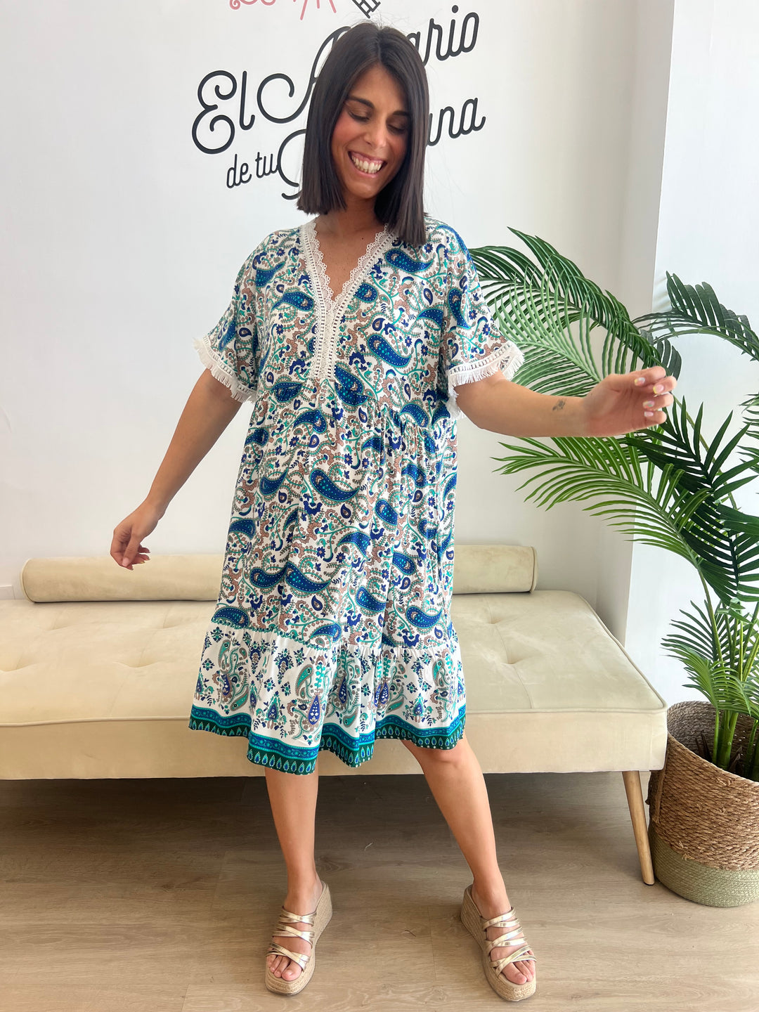 Vestido Luisa azul