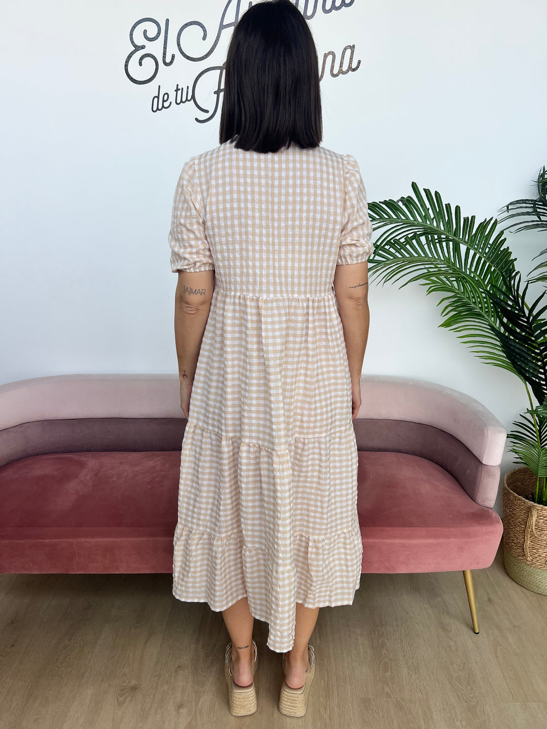 Vestido Lola beige