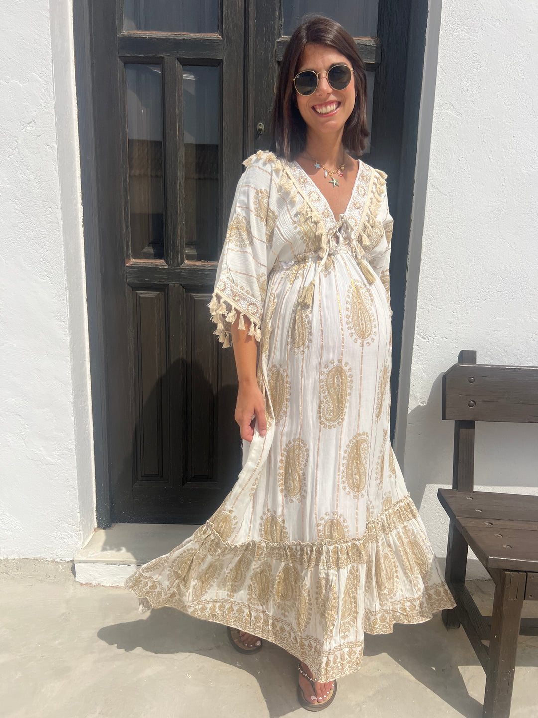 Vestido Golden beige