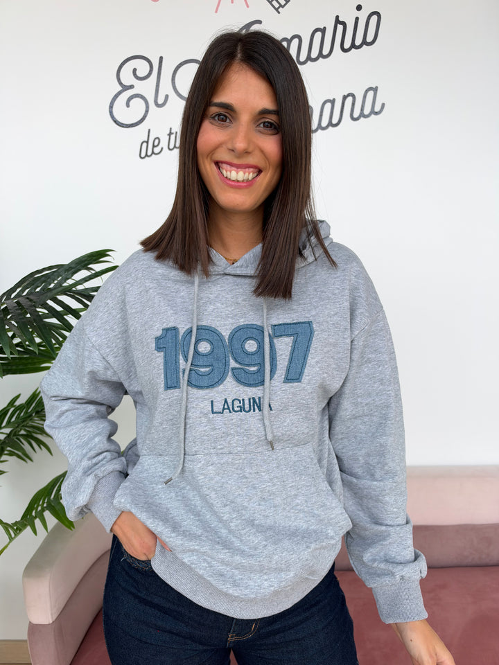 Sudadera 1997 gris
