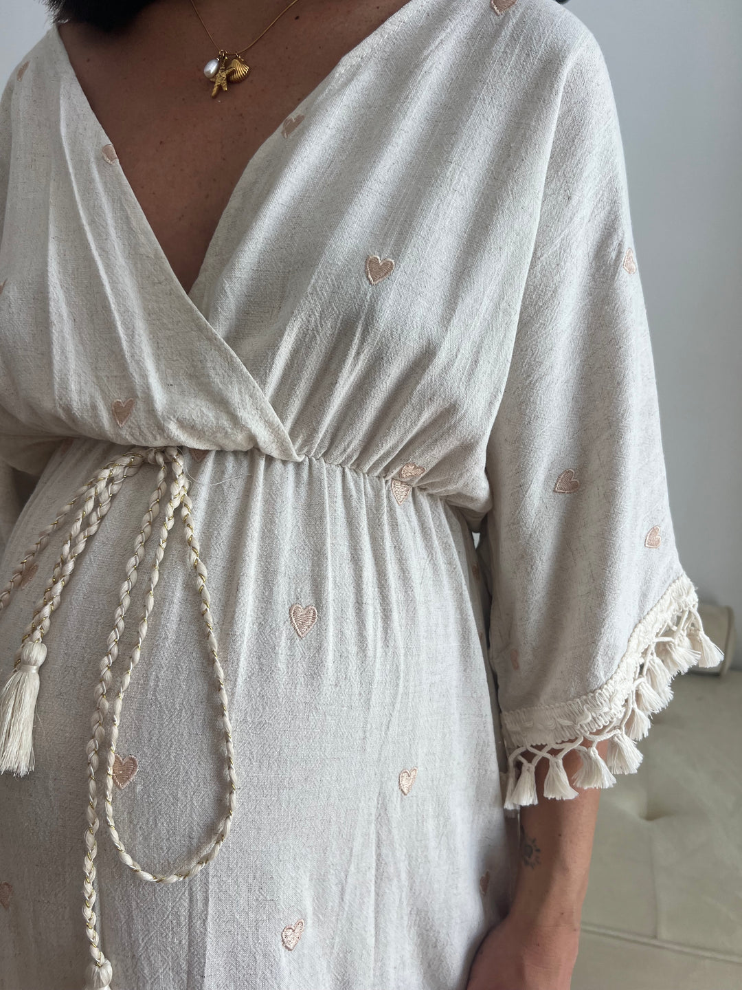Vestido Amour beige