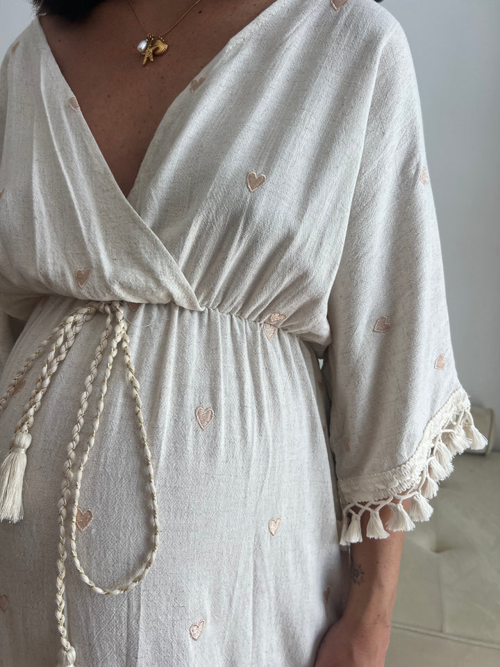 Vestido Amour beige