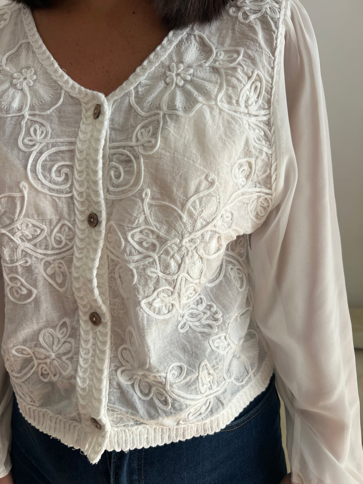 Chaqueta Aurora blanco