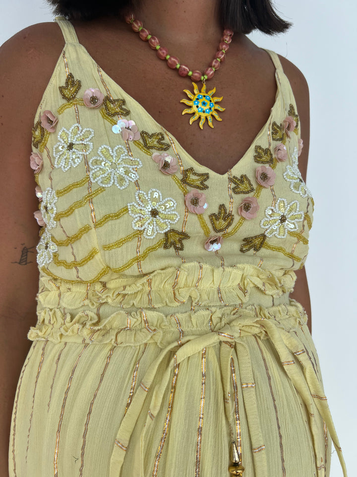 Vestido Marcela amarillo