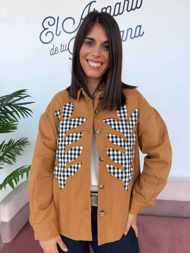 Chaqueta Marieta camel