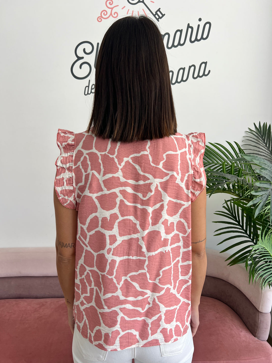Camisa Cruz rosa
