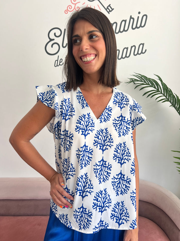 Blusa Mar azul