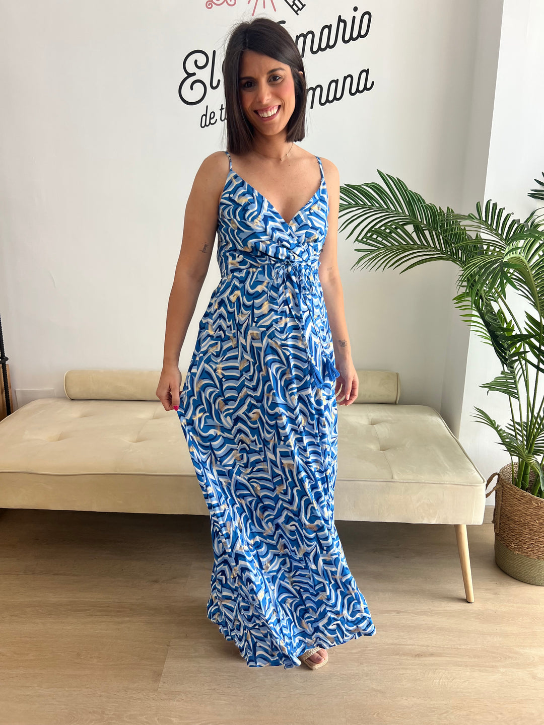Vestido Charito azul