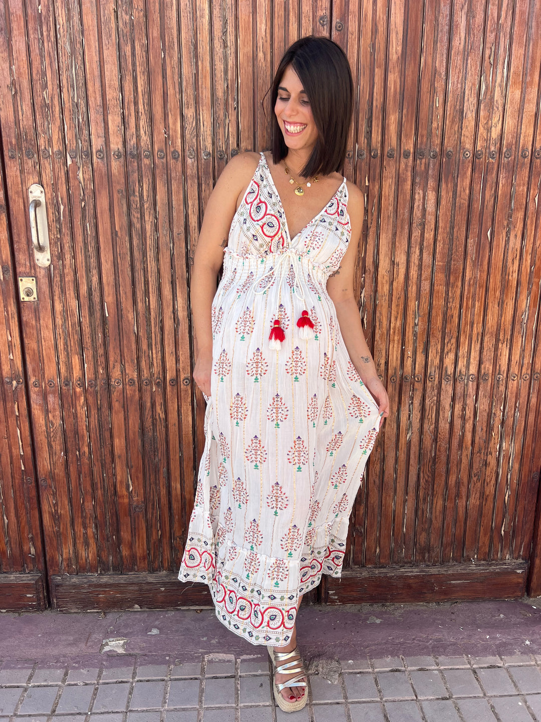 Vestido Micaela rojo