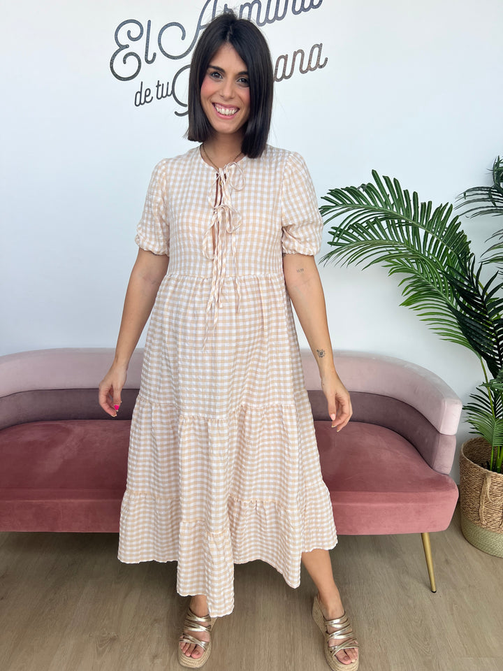 Vestido Lola beige