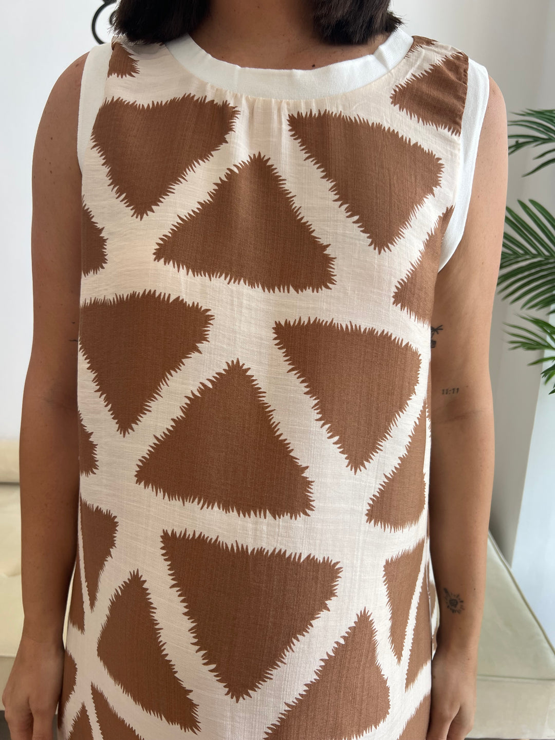 Vestido Andy camel