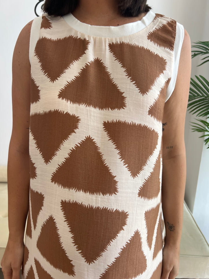 Vestido Andy camel