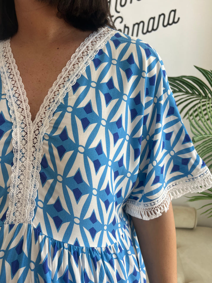 Vestido Amara azul