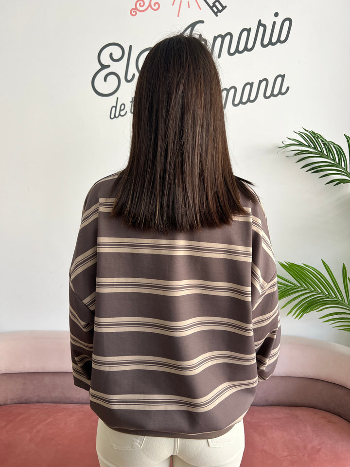 Sudadera Francis topo