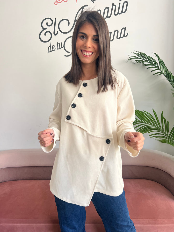 Chaqueta Mamen beige claro