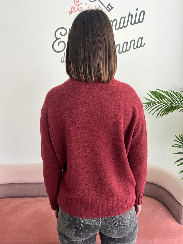 Jersey Teresa burdeos