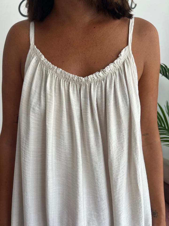 Vestido Alana Corto marfil
