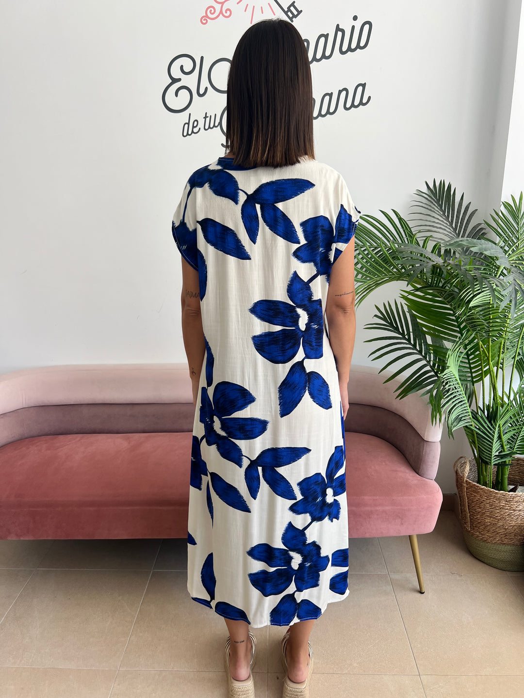 Vestido Carla azul