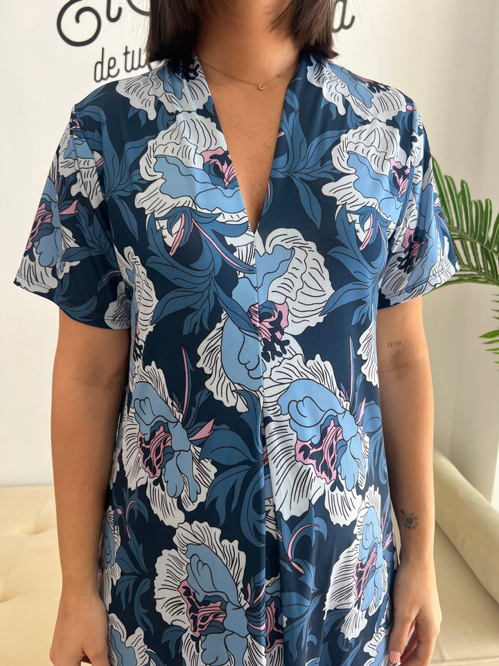 Vestido Corina azul