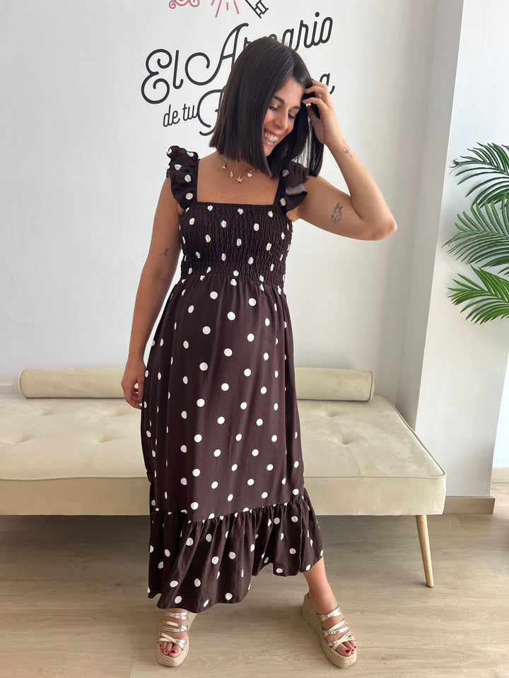 Vestido Marisol marrón