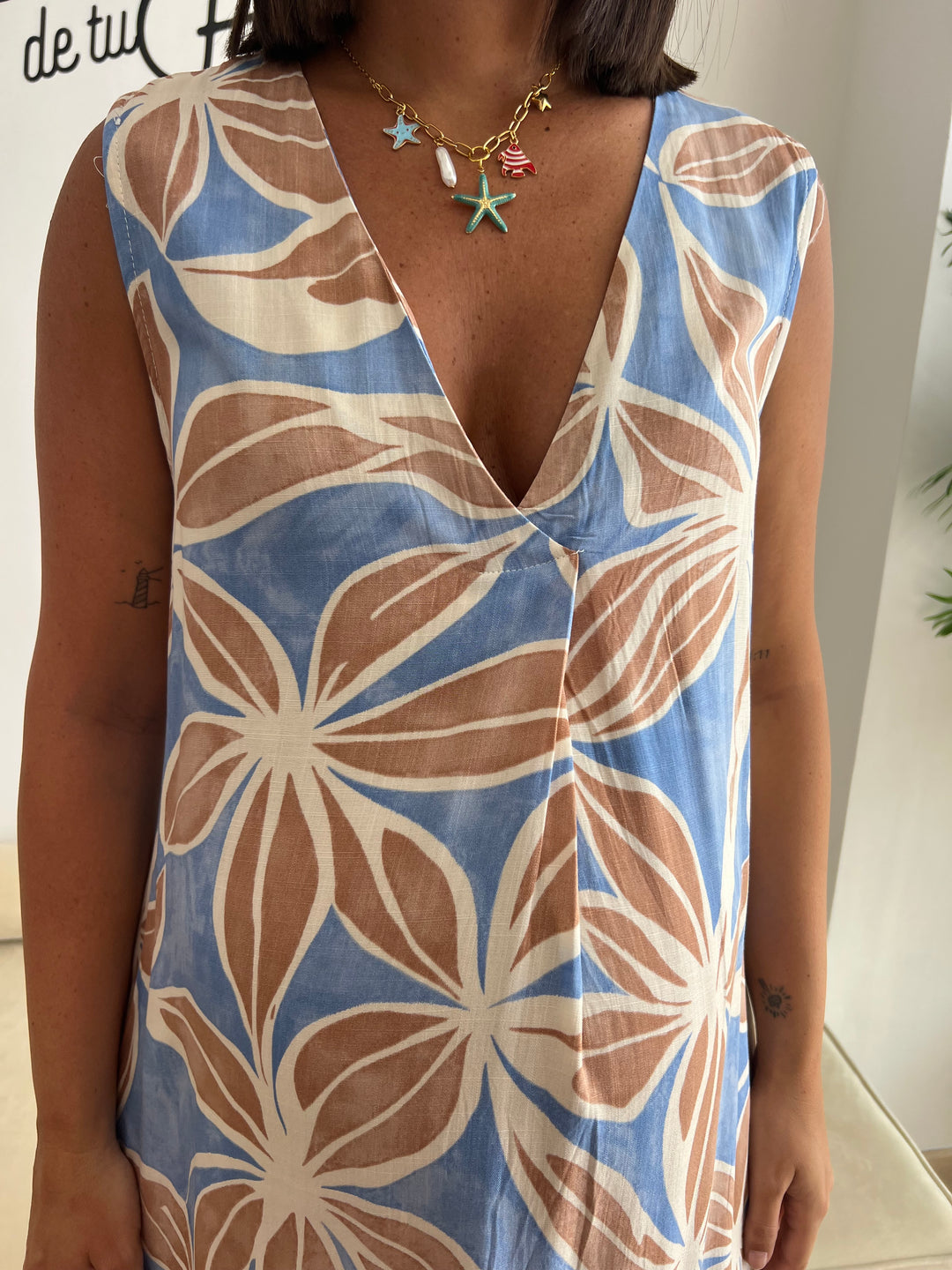Vestido Jasmina azul