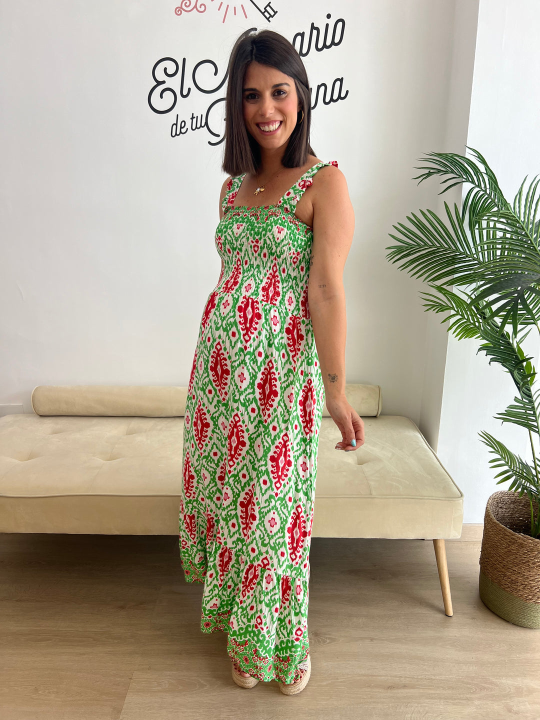 Vestido Merche verde