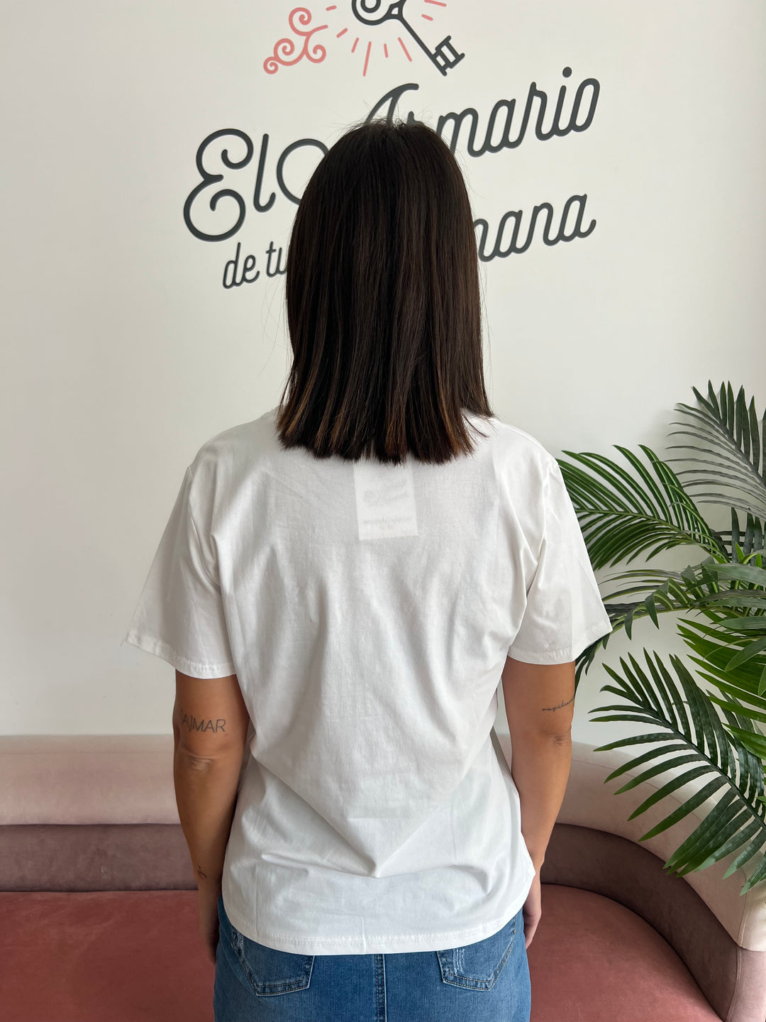 Camiseta Chaye blanco
