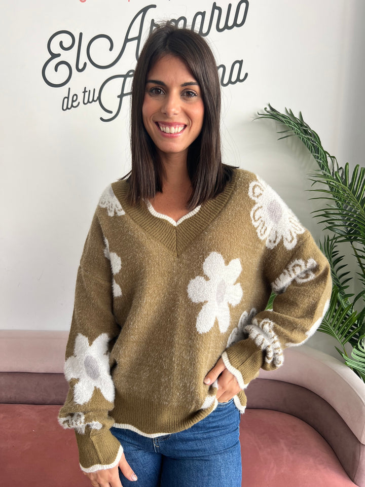 Jersey Sheila verde oscuro