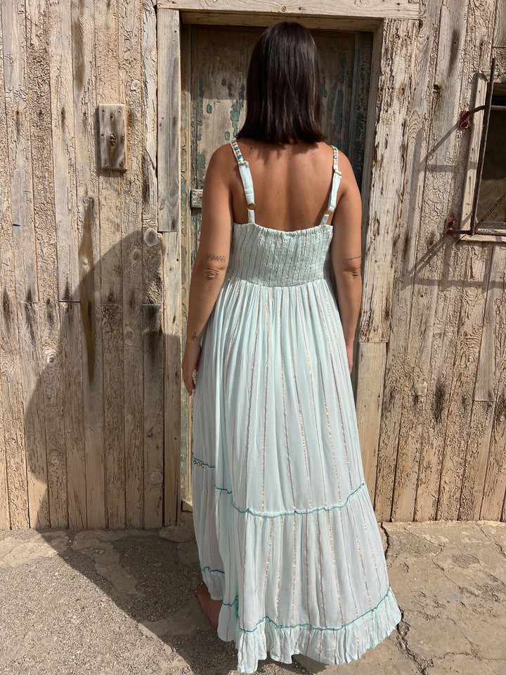 Vestido Holbox celeste