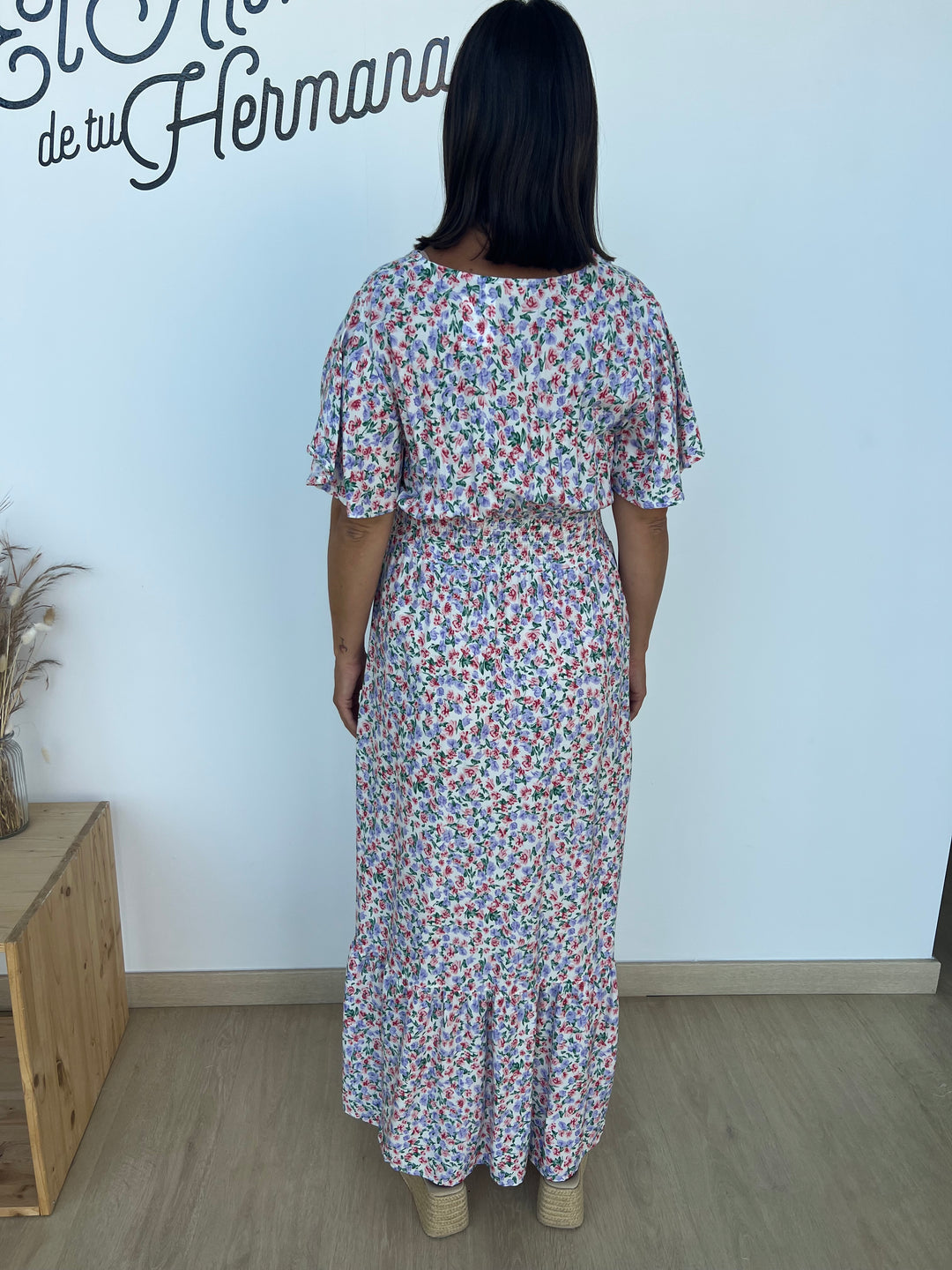 Vestido Nieves largo blanco