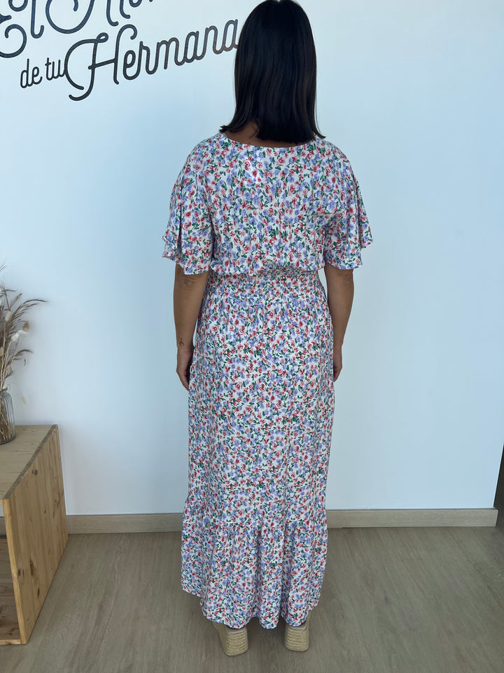 Vestido Nieves largo blanco