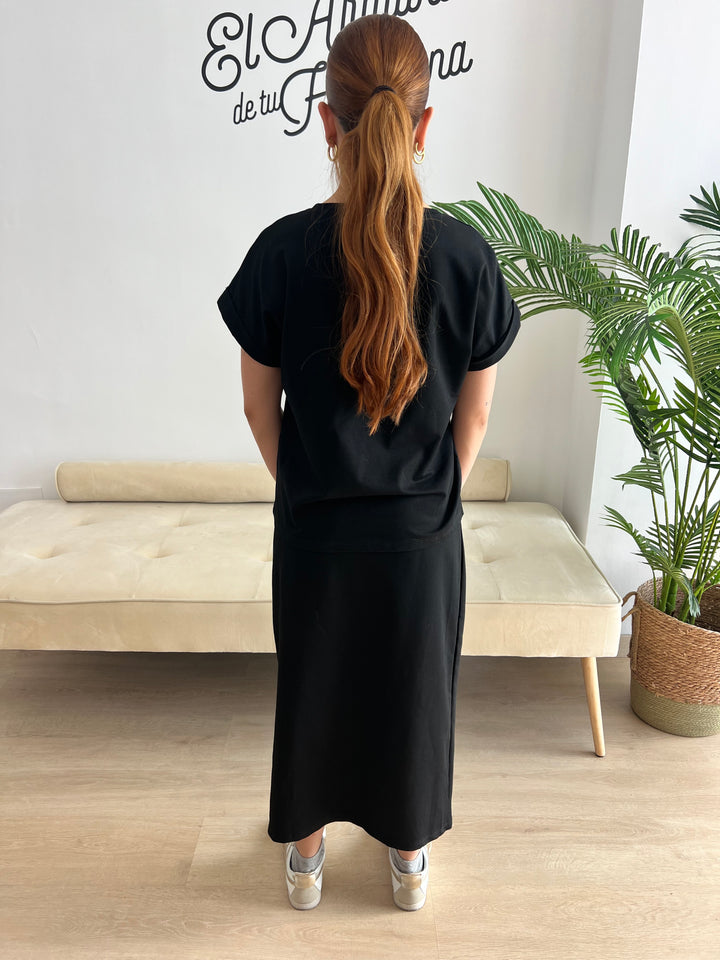 Conjunto Corazón negro