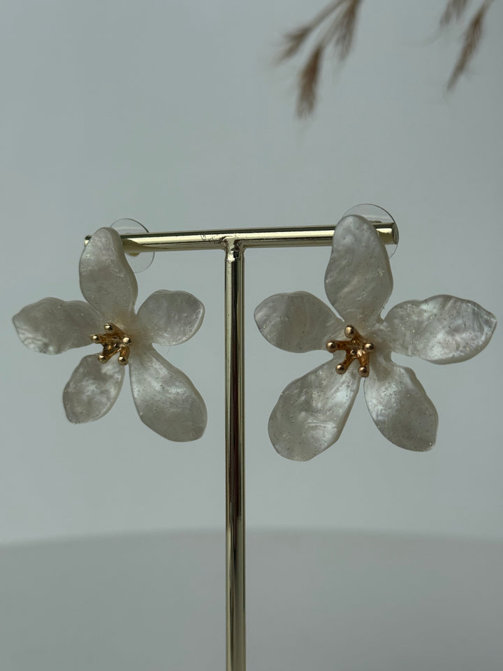 Pendientes Gia blanco(no acero)