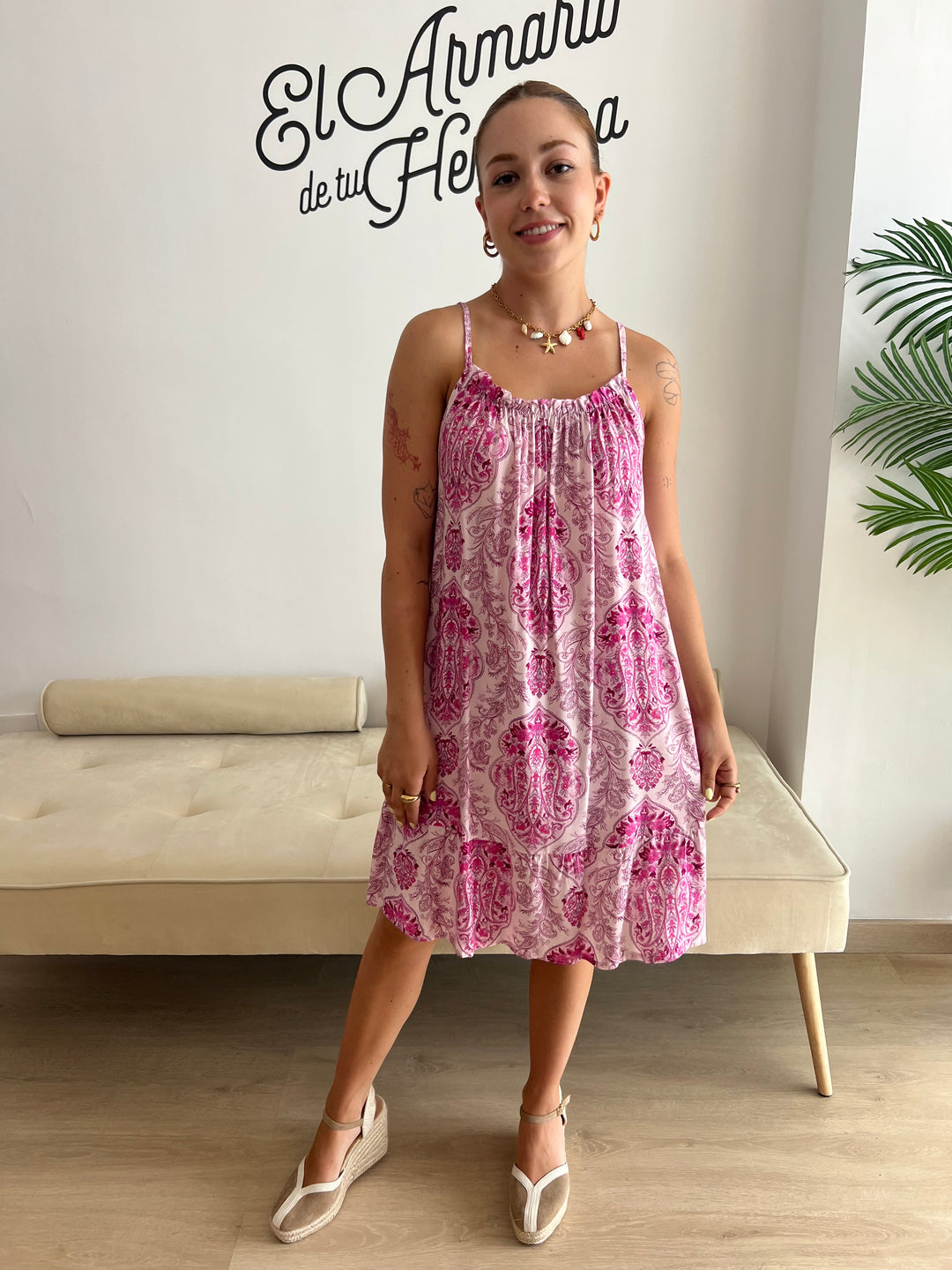Vestido May fucsia
