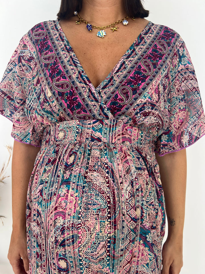Vestido Vanesa fucsia